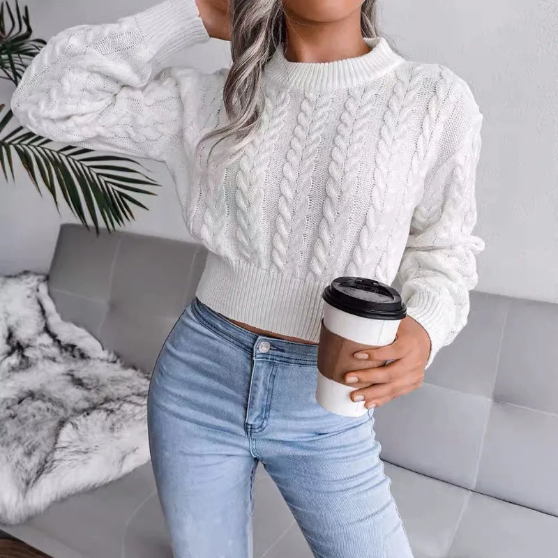 VALDIVIA - Short Knitted Sweater