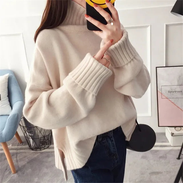 LEYLA - Turtlenuckle Knitted Sweater