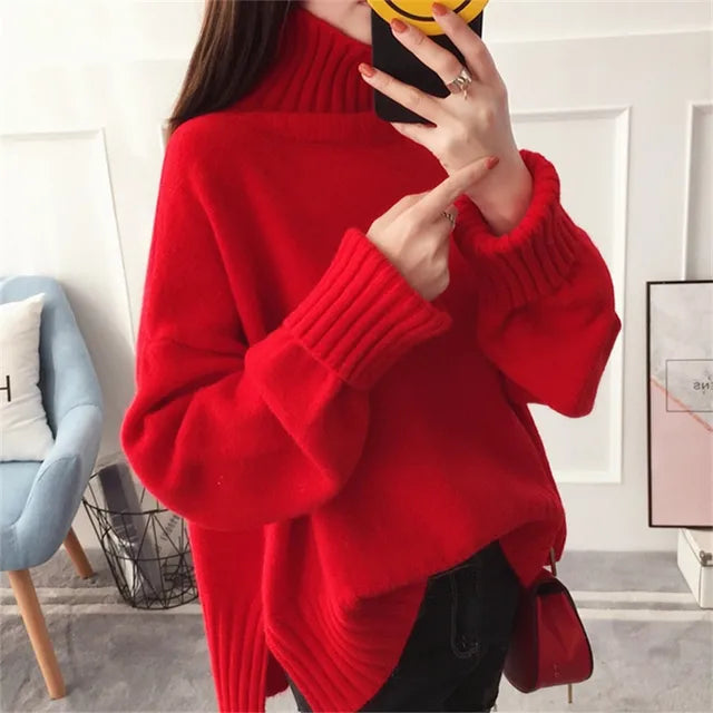 LEYLA - Turtlenuckle Knitted Sweater