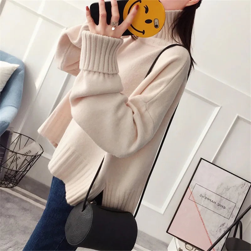 LEYLA - Turtlenuckle Knitted Sweater