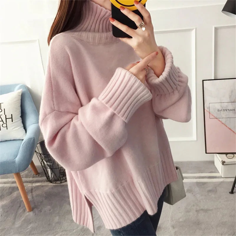 LEYLA - Turtlenuckle Knitted Sweater