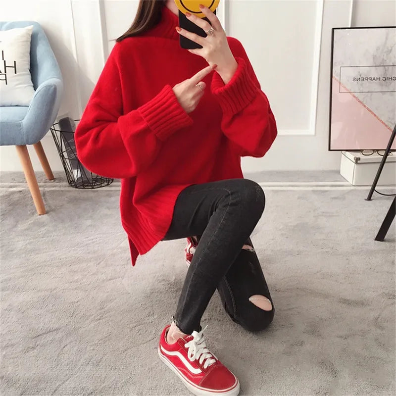 LEYLA - Turtlenuckle Knitted Sweater