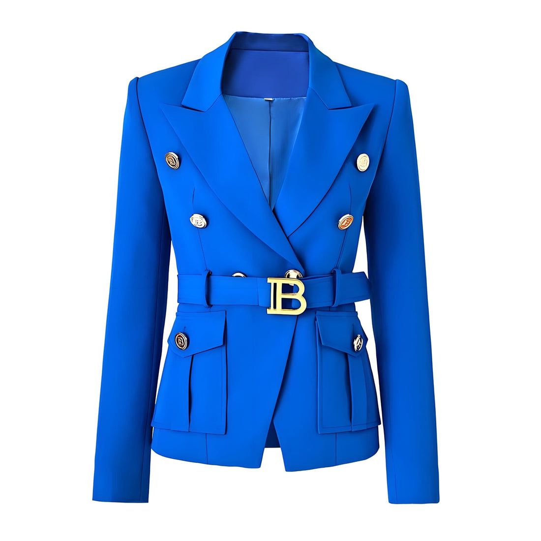 The Reggie Long Sleeve Belted Blazer