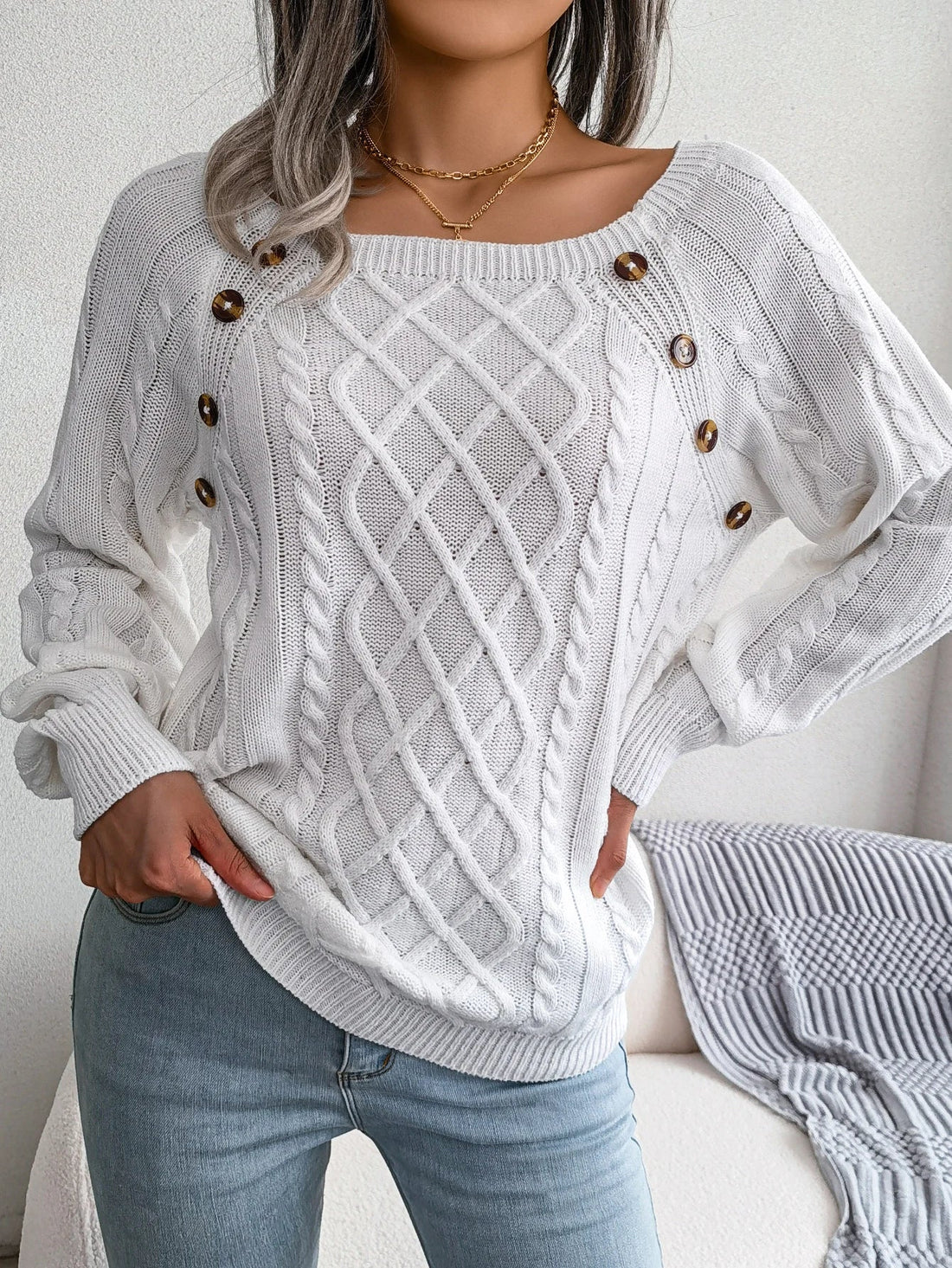VERONA - Long Sleeve Knitted Sweater