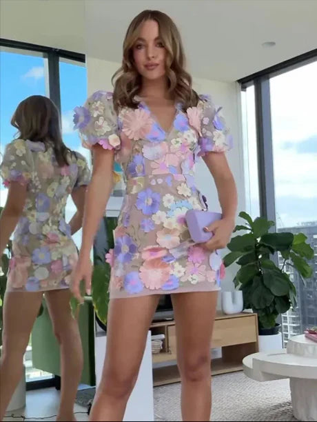 Heidi™ floral party dress